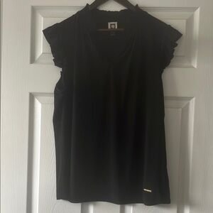 ANNE KLEIN | Ruffle Sleeve Blouse Sz L